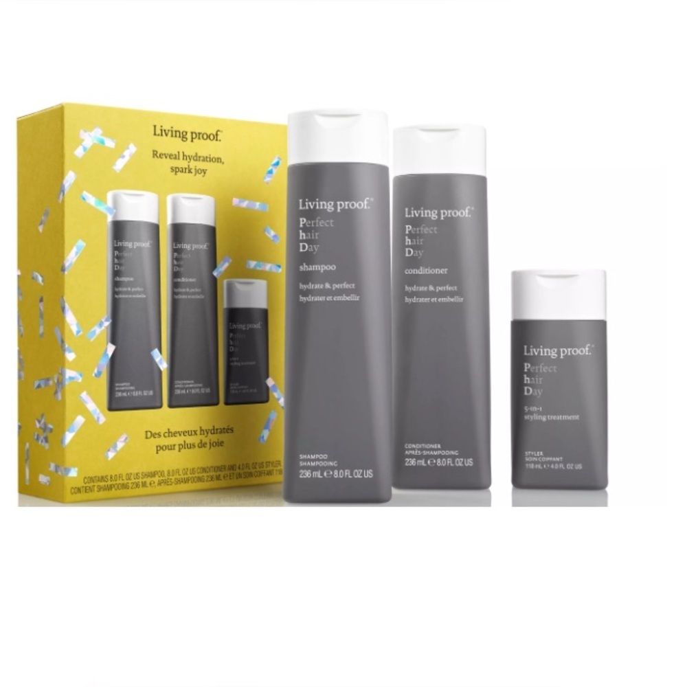 BNWT Living Proof PhD Hair Care Trio – Brand New Sealed Set